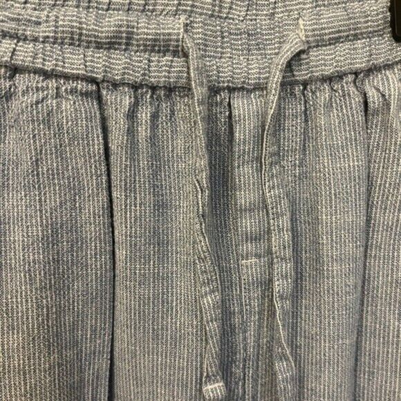 Old Navy Blue Striped Linen Mini Skirt Size X-Small - Picture 4 of 7